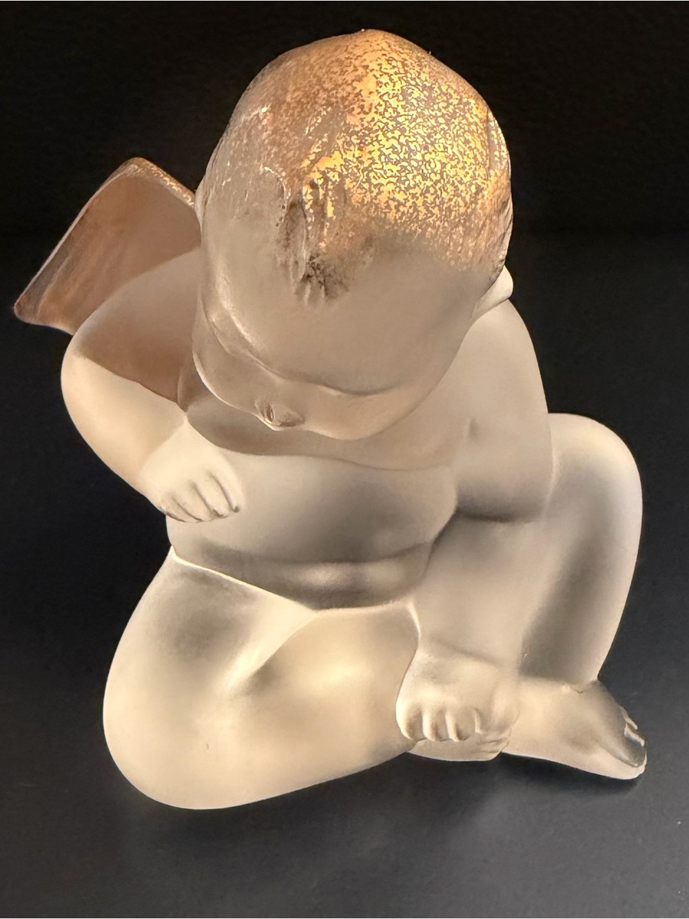 Lalique Crystal Angel Elton John Angel
Collectible Cherub Limited Edition 1996